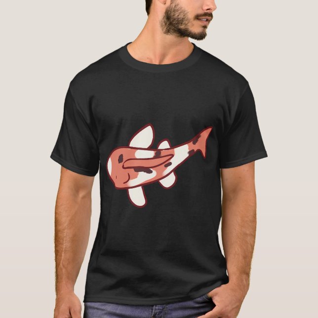 Camiseta ilustração de peixe Koi (Frente)
