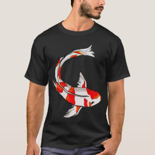 Camiseta Ilustração de peixe koi fofo
