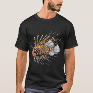 Camiseta Ilustração de peixe-leão