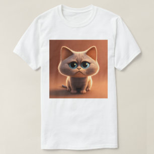 Camiseta ilustração de personagem de desenho animado de um 