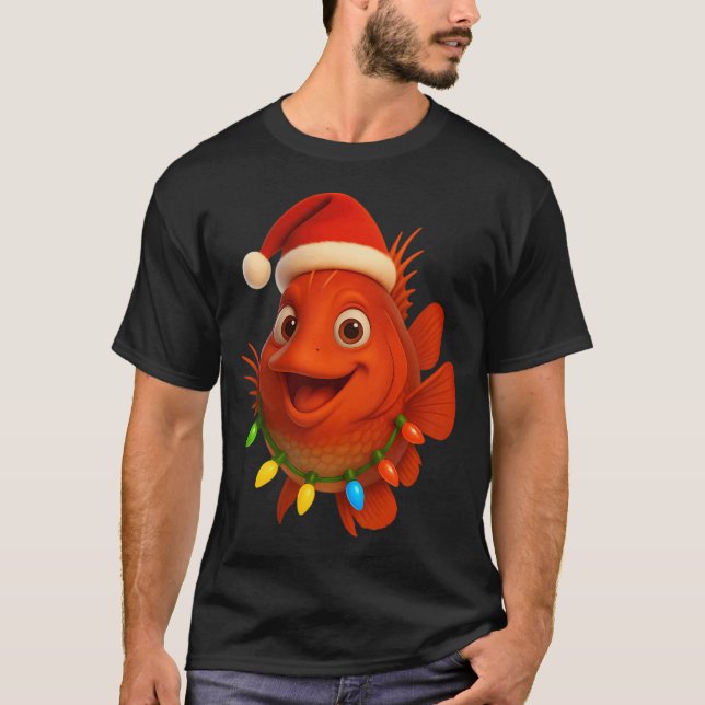 Camiseta Ilustração de pesca design premium (Frente)