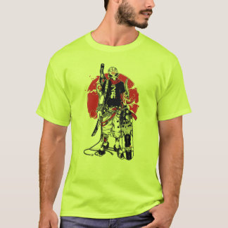 Camiseta Ilustração de pessoa com skate