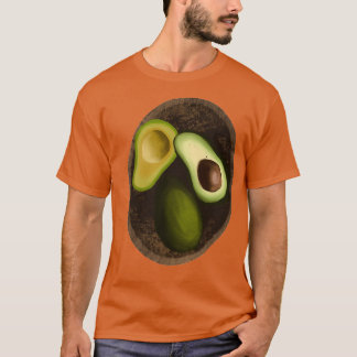 Camiseta Ilustração de presente de amante do abacate