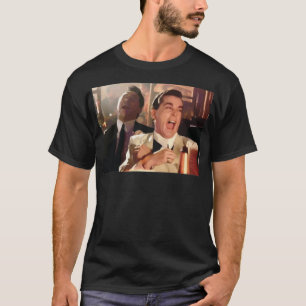 Camiseta Ilustração de Ray Liotta Laugh com T-Shirt Clássic