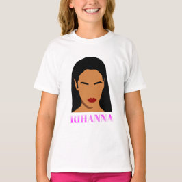 Camiseta Ilustração de Rihanna
