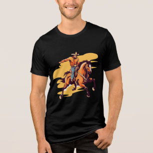 Camiseta Ilustração de Rodeio Western