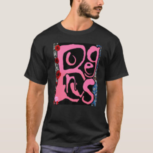 Camiseta Ilustração de Script do Eccentric Kooky Bong Bones