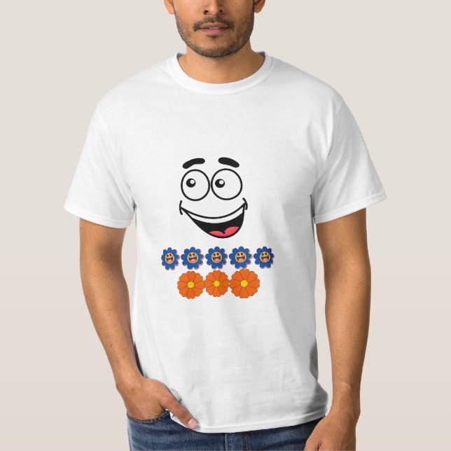 Camiseta Ilustração de Sorriso (Frente)