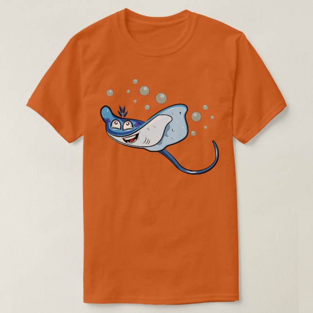 Camiseta Ilustração de Stingray (Frente do Design)