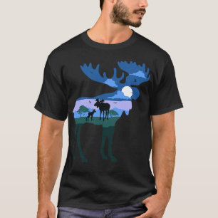 Camiseta Ilustração de Suecia Elk