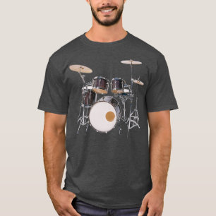 Camiseta ilustração de tambores 1
