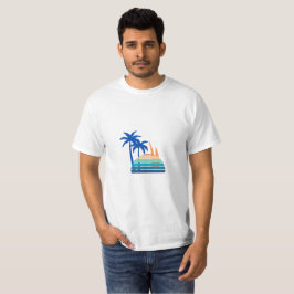 Camiseta Ilustração de Tipografia de Boas Vibrações