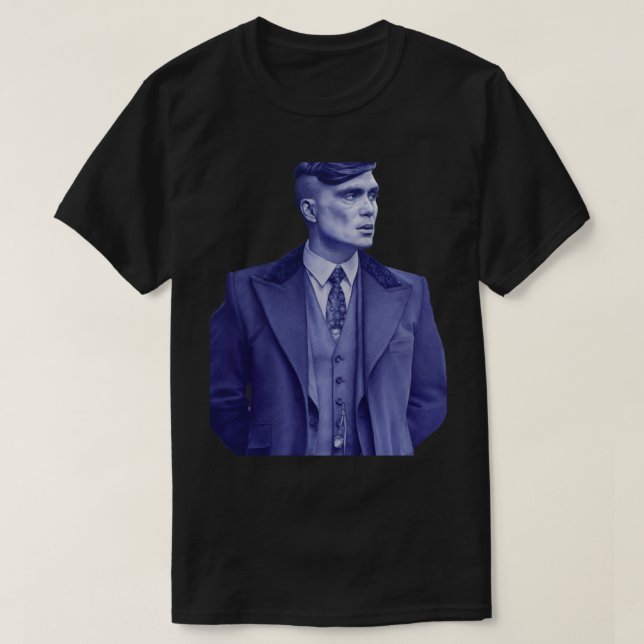 Camiseta Ilustração de Tommy Shelby (Frente do Design)