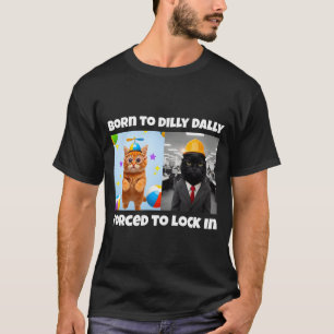 Camiseta Ilustração de Trava Forçada Nascida Dilly Dally