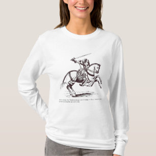 Camiseta Ilustração de um cavaleiro Templar