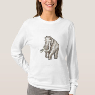 Camiseta Ilustração de um mammoth