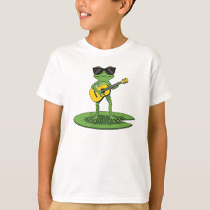 Camiseta Ilustração de um Sapo de Desenho Animado Legal Toc