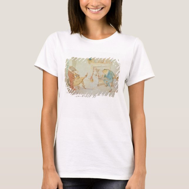 Camiseta Ilustração de "Um Sapo Ele Iria Ir Embora" (Frente)