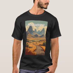 Camiseta Ilustração de viagem vintage de Moçambique