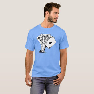 Camiseta Ilustração de Vintagem de Flush Real