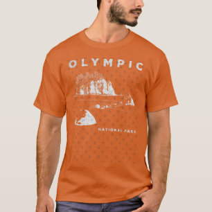 Camiseta Ilustração Desenho do Parque Nacional Olímpico ami