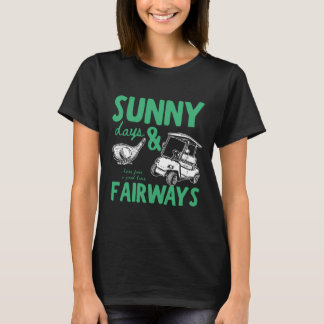 Camiseta Ilustração Dias Ensolarados e Fairways