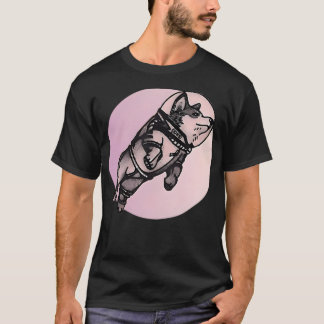 Camiseta Ilustração do Astronauta Corgi