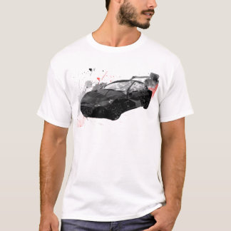 Camiseta ilustração do carro da GT do maserati