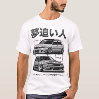 Camiseta Ilustração do carro Subie vs Silvia