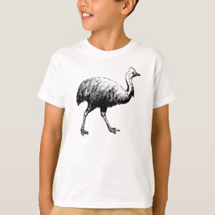 Camiseta Ilustração do Cassowary