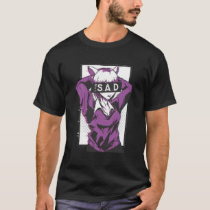Camiseta Ilustração do Clube de Rapariga Triste Anime - Mul