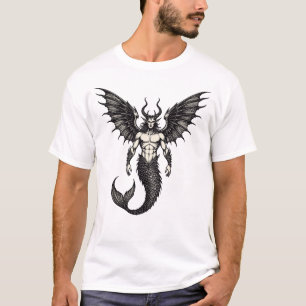 Camiseta Ilustração do Demônio Crocell Oceânico