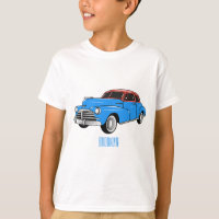 Ilustração do desenho animado Classic car 1948