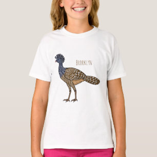 Camiseta ilustração do desenho animado de aves de cocurasso