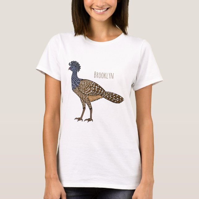 Camiseta ilustração do desenho animado de aves de cocurasso (Frente)
