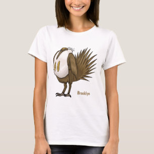 Camiseta ilustração do desenho animado de aves de garagem d