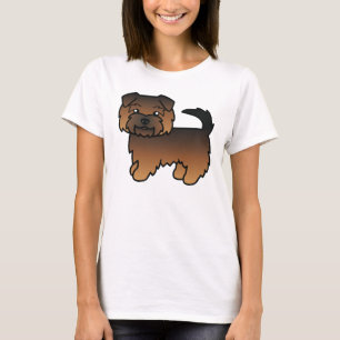 Camiseta Ilustração do desenho animado de cachorro do Grizz