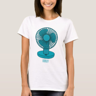 Camiseta Ilustração do desenho do ventilador