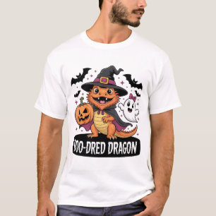 Camiseta Ilustração do Dia das Bruxas do Dragão Boo-Dred