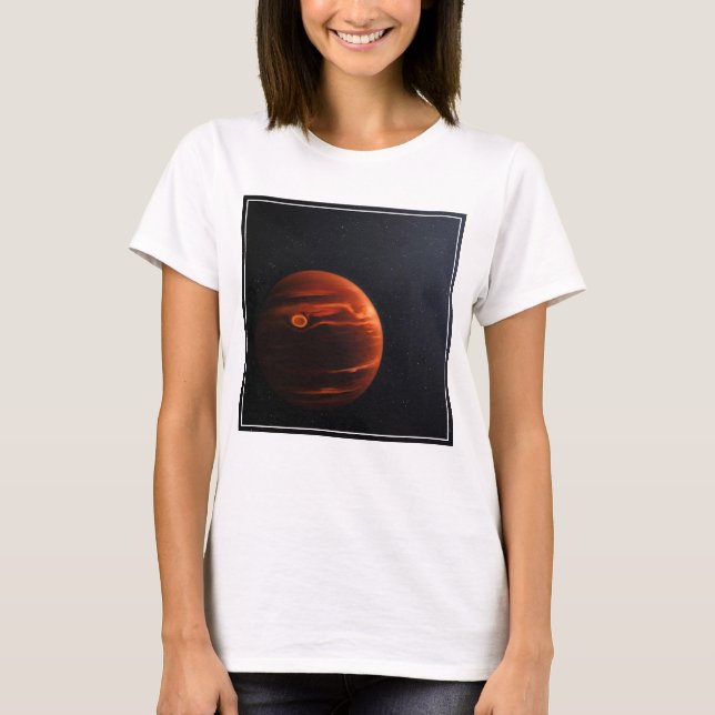 Camiseta Ilustração Do Exoplaneta Vhs 1256 B E Das Suas Est (Frente)