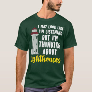 Camiseta Ilustração do Farol Engraçado