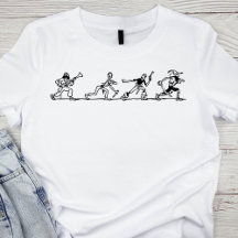 Ilustração do Grupo Pirata Branco e Preto Vintage