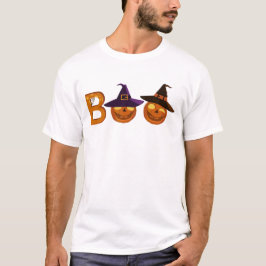 Camiseta Ilustração do Halloween Boo