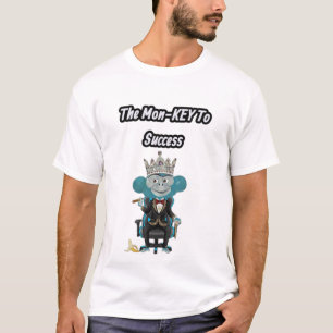Camiseta Ilustração do Macaco do Sucesso