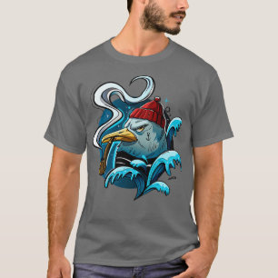 Camiseta Ilustração do Marinheiro de Seagull