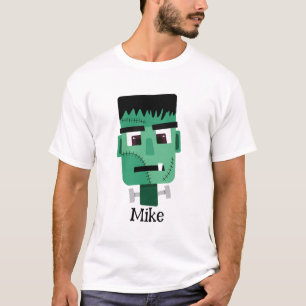 Camiseta Ilustração do Monstro de Frankenstein