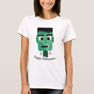 Camiseta Ilustração do Monstro de Frankenstein