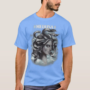 Camiseta Ilustração do Monstro de Mitologia Grega Medusa Go