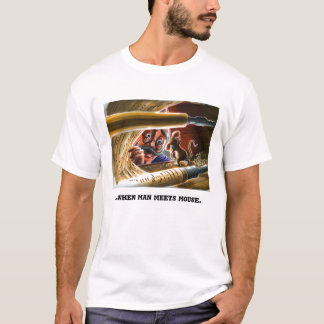 Camiseta Ilustração do rato do piano de jogador