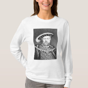 Camiseta Ilustração do rei Henry VIII